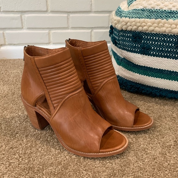 frye open toe booties